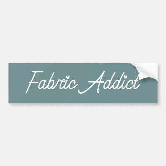 Fabric Addict Modern Quilter バンパーステッカー (正面)