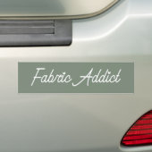 Fabric Addict Modern Quilter バンパーステッカー (車上)