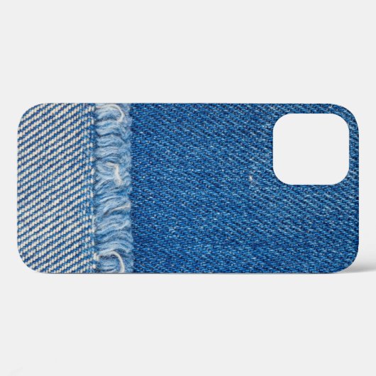 Fabric Blue Jeans Background、Denimテクスチャ Case-Mate iPhoneケース (裏面 (横))
