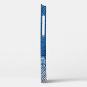 Fabric Blue Jeans Background、Denimテクスチャ Case-Mate iPhoneケース (裏面 / 左)