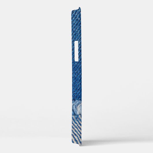 Fabric Blue Jeans Background、Denimテクスチャ Case-Mate iPhoneケース (裏面 / 右)