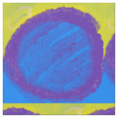 fabric Blue purple yellow star ファブリック (クローズアップ)