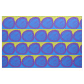 fabric Blue purple yellow star ファブリック (ファットクウォーター)