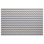 Fabric Chevron Geométrico Pattern Azul y Gray ファブリック (ヤード)