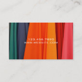 Fabric Costum Designerのファッション変更 名刺 (裏面)