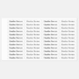 Fabric CrafterまたはArtistのカスタマイズ可能なラベル ラベル