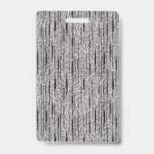 Fabric Floral Pattern Interior Design Wallpaper バッジ (裏面)