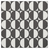 Fabric Formas Geométricas Pattern Blanco y Negro ファブリック (見本)