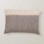 Fabric textile texture and lace for background アクセントクッション (裏面)