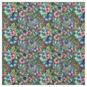 Fabric with snowstorms “Flight in the jungle” ファブリック (見本)