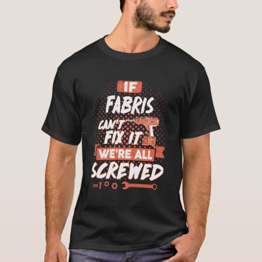 FABRIS もし Can't Fix it, We's All Threaded Shirt Tシャツ (正面)