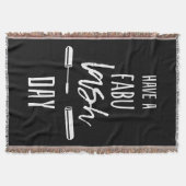 Fabuの鞭日を過して下さい スローブランケット (正面)