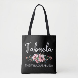 Fabuela定義I – ファブラスアブエラ花 トートバッグ