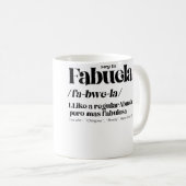 Fabuela Fabulosa Definition コーヒーマグカップ (正面右)