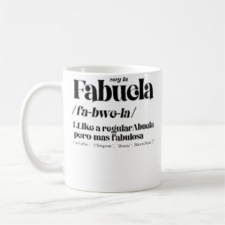 Fabuela Fabulosa Definition コーヒーマグカップ