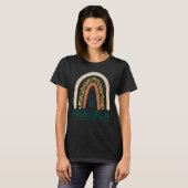 Fabuela Latino Hispanic Grandmother Rainbow Funny Tシャツ (正面フル)