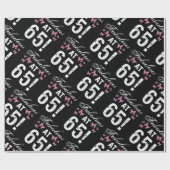 Fabulous 65th Birthday  ラッピングペーパー (フラット)