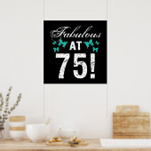 Fabulous 75th Birthday For Her ポスター (キッチン)