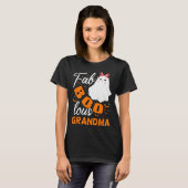 Fabulous Faboolous Grandma Ghost Halloween Tシャツ (正面フル)
