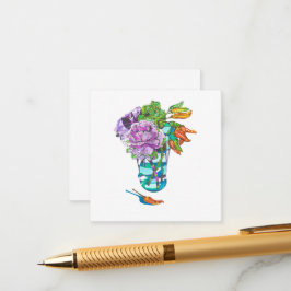 Fabulous Fall Vegetal Bouquet エンクロージャーカード