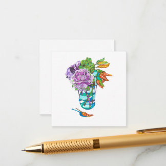 Fabulous Fall Vegetal Bouquet エンクロージャーカード