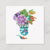 Fabulous Fall Vegetal Bouquet エンクロージャーカード (正面)