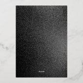 Fabulous Fifty BIrthday 箔招待状 (裏面)