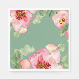 Fabulous Florals Garden Party Bridal Shower スタンダードランチョンナプキン