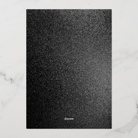 Fabulous Fourty BIrthday Foil Invitation 箔招待状 (裏面)