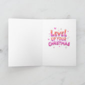 Fabulous Gamer Christmas Card  シーズンカード (内部)