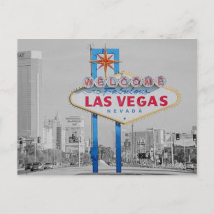 Fabulous Las Vegasの看板ポストカードへようこそ ポストカード