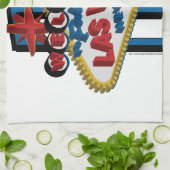 Fabulous Las Vegasへようこそ キッチンタオル (折り畳み)