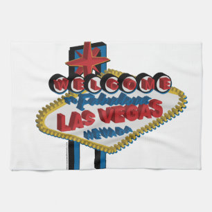 Fabulous Las Vegasへようこそ キッチンタオル
