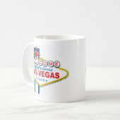 Fabulous Las Vegasへようこそ コーヒーマグカップ (正面左)