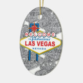Fabulous Las Vegasへようこそ セラミックオーナメント (左)
