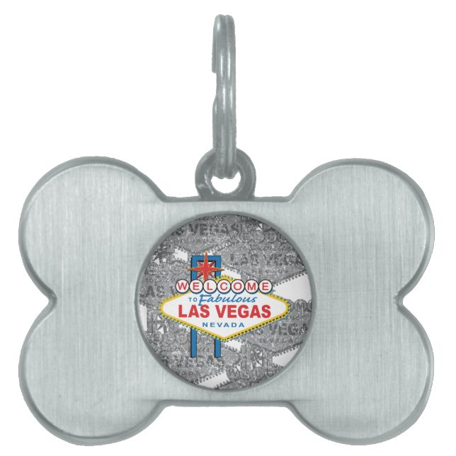 Fabulous Las Vegasへようこそ ペットネームタグ (正面)