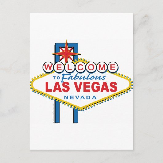Fabulous Las Vegasへようこそ ポストカード (正面)