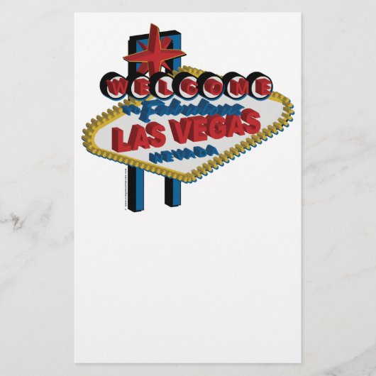 Fabulous Las Vegasへようこそ 便箋 (正面)