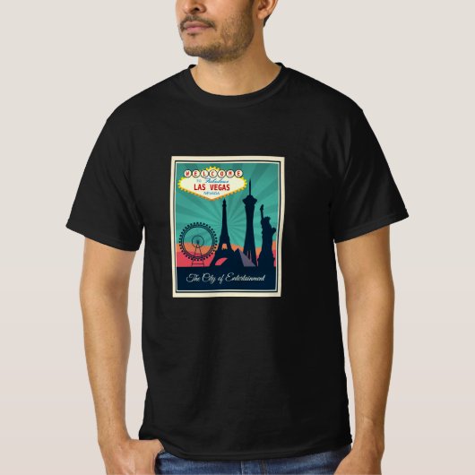 Fabulous Las Vegasへようこそ Tシャツ (正面)