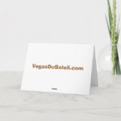 「Fabulous Las Vegas Save the Date Card」へようこそ 案内状 (裏面)