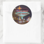 Fabulous Las Vegas Stickersへようこそ ラウンドシール (バッグ)