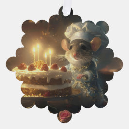 Fabulous Mice Bakerによるクリスマスベーカリー オーナメントカード