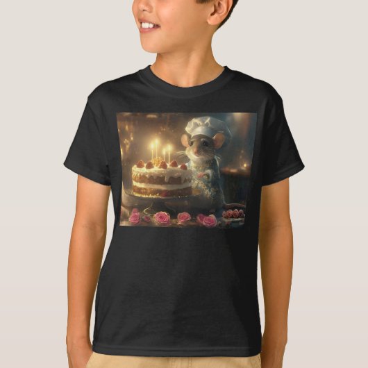 Fabulous Mice Bakerのクリスマスベーカリー Tシャツ (正面)