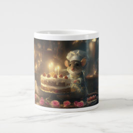 Fabulous Mice Bakerのバースデーケーキ ジャンボコーヒーマグカップ