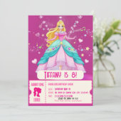 Fabulous, Pink doll birthday party 招待状 (スタンド正面)