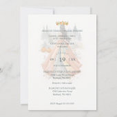 Fabulous Seasonal Fall Landscape Spanish XV Años 招待状 (裏面)