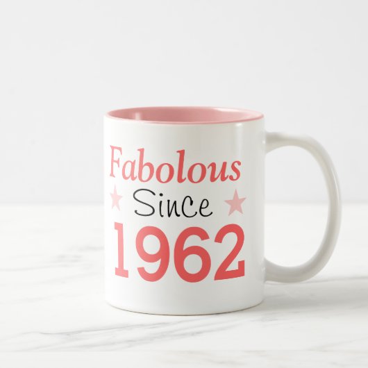 Fabulous Since 1962 ツートーンマグカップ (右)