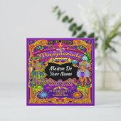 FABULUSマスカレードマルディグラカーニバル招待状 招待状 (スタンド正面)