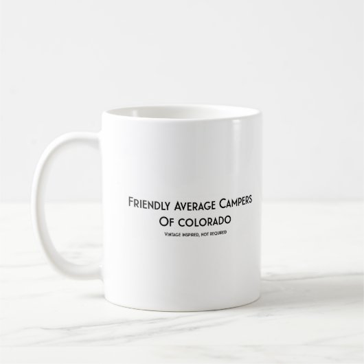 FAC女性用Tシャツ コーヒーマグカップ (左)