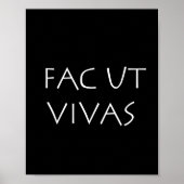 Fac ut vivas ポスター (正面)